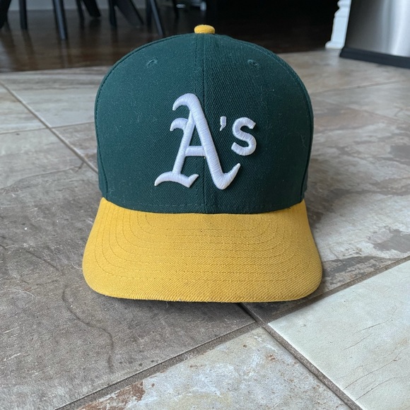 New Era 59fifty Oakland Athletics Hat 7 3/8 - Picture 1 of 3